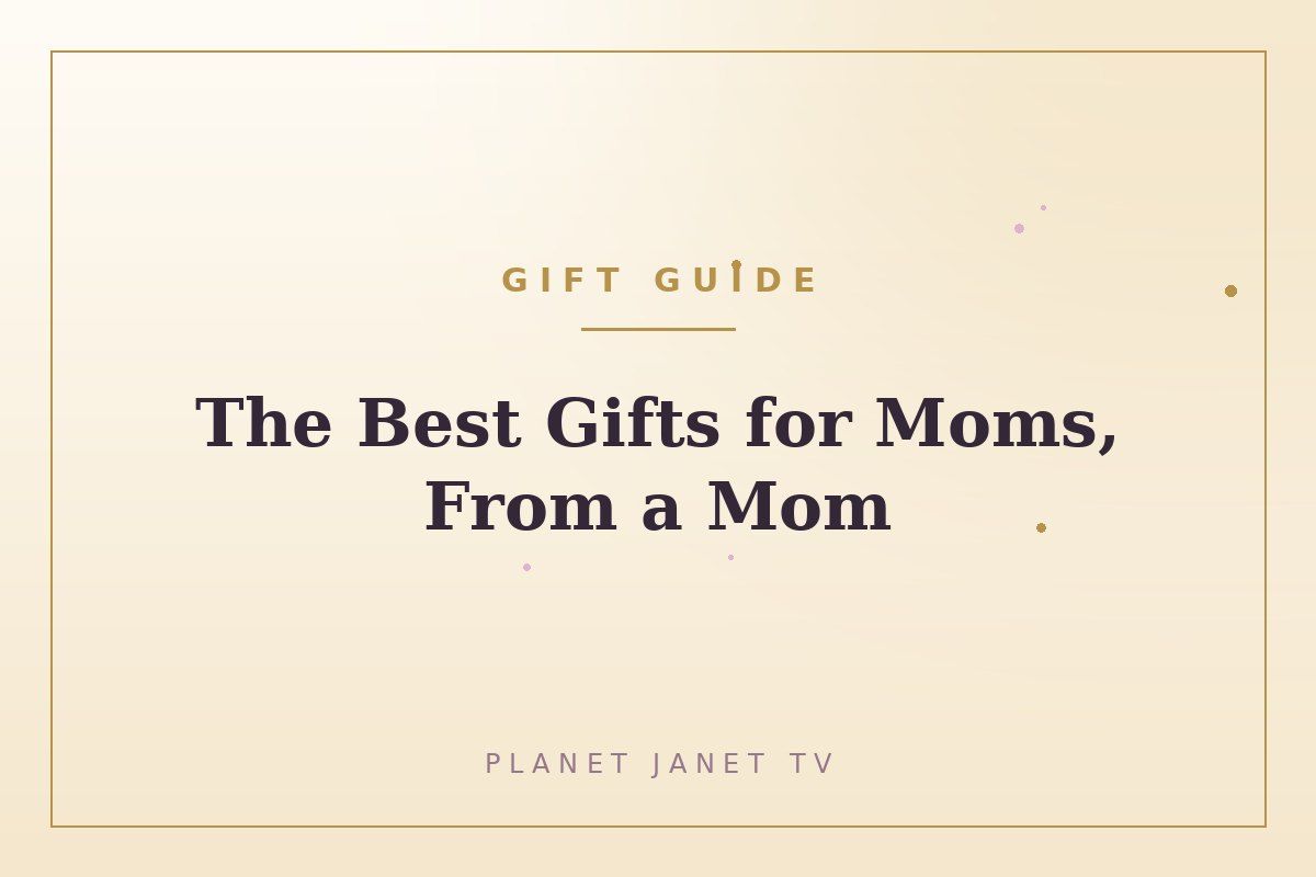A cozy gift setup with thoughtful items a mom would love
