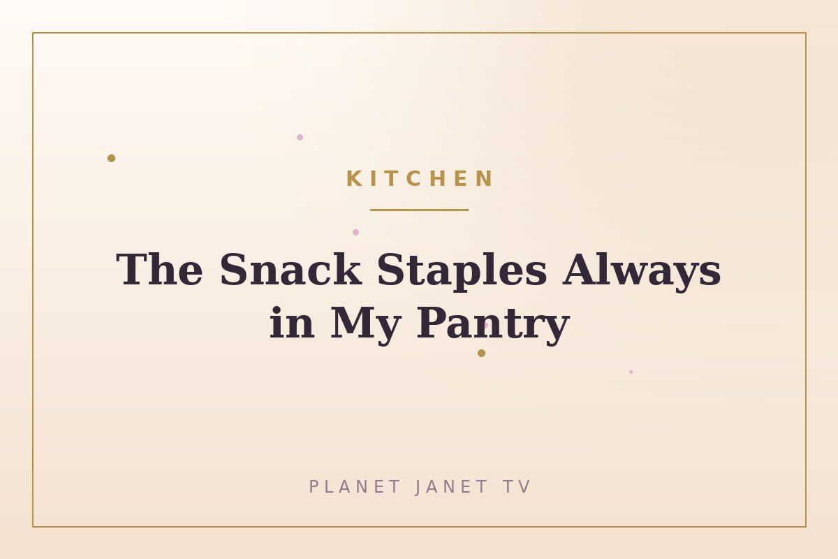 The Snack Staples Always in My Pantry